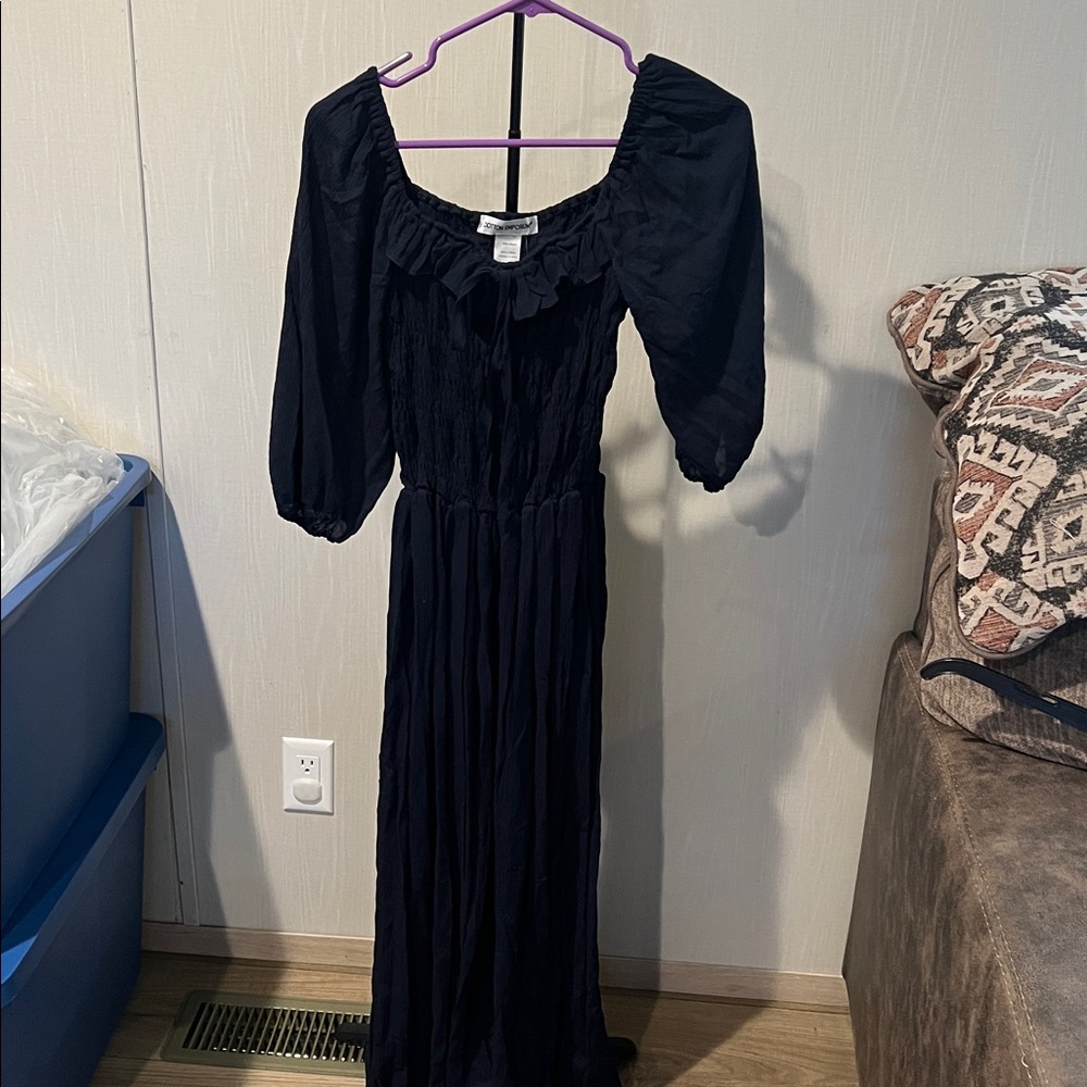 Cotton Emporium Black Maxi Dress